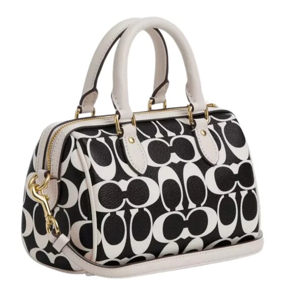 Coach - Rowan Mini Crossbody In Signature Black Multi (NWT) - Picture 4 of 4